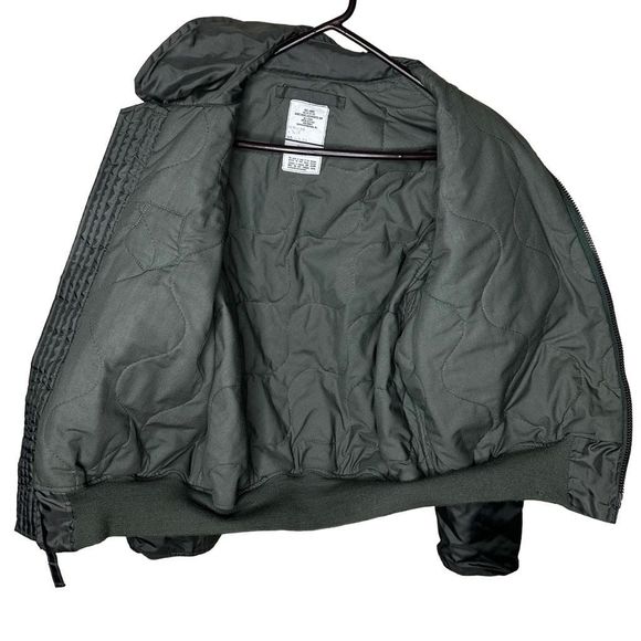 Vintage USAF Cold Weather Flyers Bomber Jacket Large - Picture 3 of 4